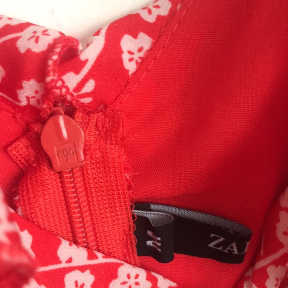 NWT. Cute flouncy red dress. - Picture 8 of 9